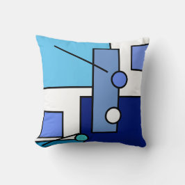 Stilvolle Abstrakte Kunstgeometrie Shape Cushion Kissen