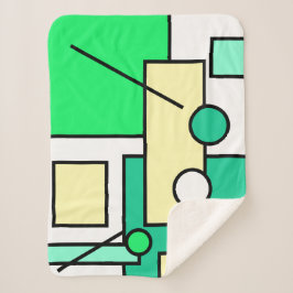 Stilvolle Abstrakte Kunstgeometrien Sherpadecke