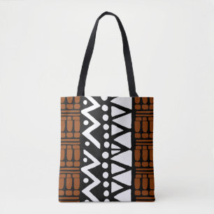 Stilvolle afrikanische Bogolan Tote Bag
