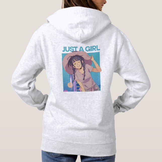 "Stilvolle Anime - Trendy Apparel für Anime Hoodie (Rückseite)