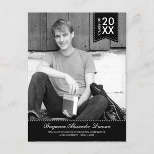 Stilvolle Ankündigung des Abschlusses /Einladung