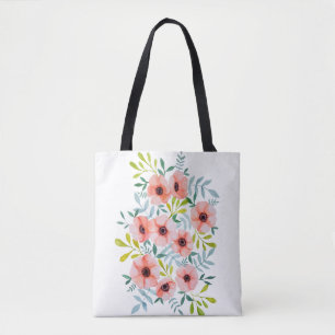 Stilvolle Aquarellfarbe Rosa Blumenbilder
