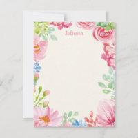 Stilvolle Aquarellmalerei Personalisiert