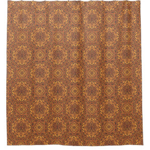 Stilvolle arabische Ornamente Duschvorhang