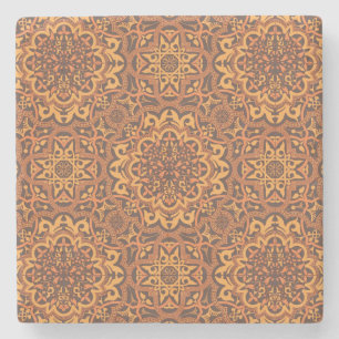 Stilvolle arabische Ornamente Steinuntersetzer