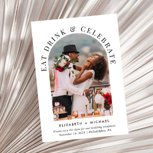 Stilvolle Arch Foto Hochzeitsempfehlung Save The Date