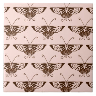 Stilvolle Art Deco Schmetterling - Schokolade und Fliese