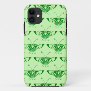 Stilvolle Art-Deco-Schmetterling - smaragdgrün Case-Mate iPhone Hülle