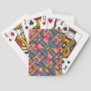 Stilvolle Art Paint Spielkarten