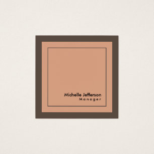 Stilvolle Berufliche Minimalistische Visitenkarte