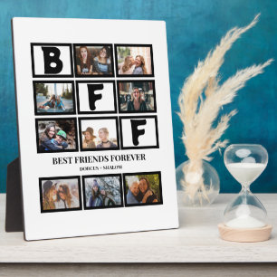 Stilvolle BESTE FREUNDIN Best Friends Forever 9 Fo Fotoplatte