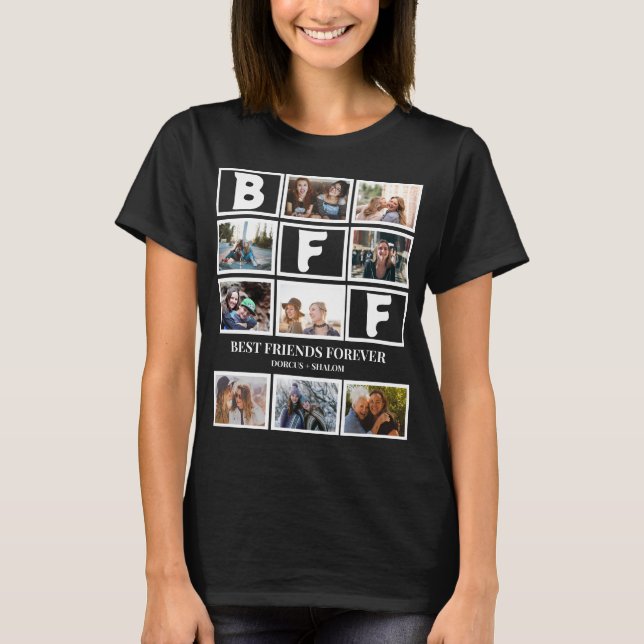 Stilvolle BESTE FREUNDIN Best Friends Forever 9 Fo T-Shirt (Vorderseite)
