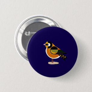 Stilvolle Bird-Taste - Eleganter Feathered Accent Button