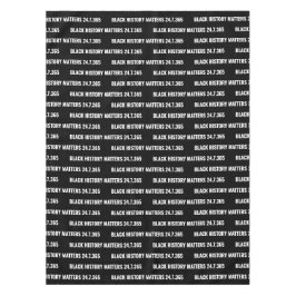 Stilvolle BLACK HISTORY MATTERS BHM Tischdecke