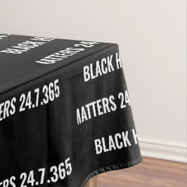 Stilvolle BLACK HISTORY MATTERS BHM Tischdecke