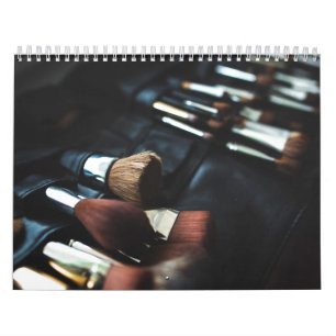 Stilvolle Black Makeup Artist Kalender