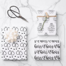 Stilvolle Black & White Bridal/Polterabend