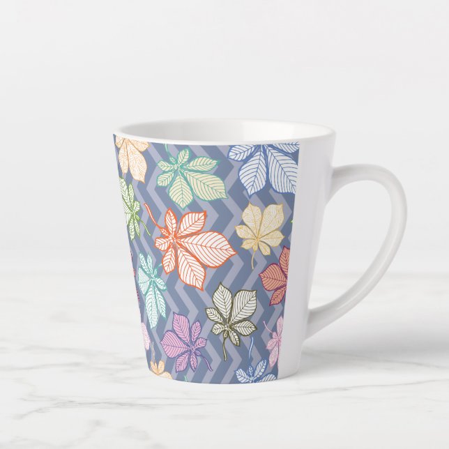 Stilvolle Blätter Milchtasse (Rechts)