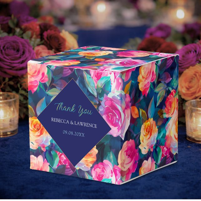 Stilvolle Blume Hochzeit Geschenkschachtel (Von Creator hochgeladen)