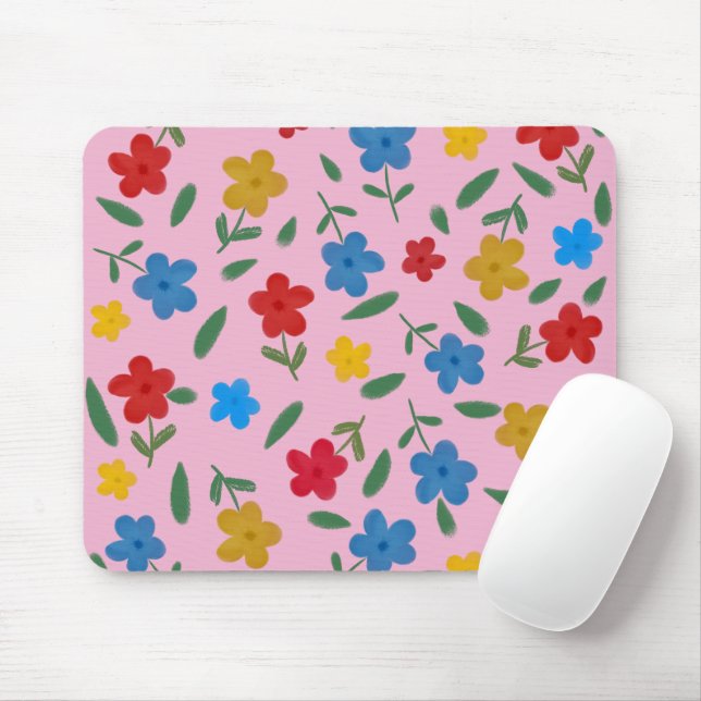 STILVOLLE BLUME PATTER MOUSEPAD (Mit Mouse)