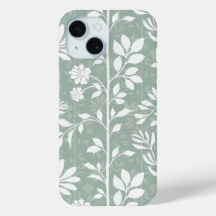 Stilvolle botanische weiche Salbei-Grüne poetische Case-Mate iPhone Hülle