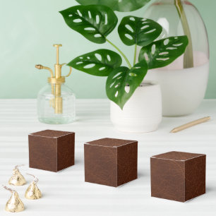 Stilvolle braune Lederstruktur-Veranstaltung Klass Geschenkschachtel