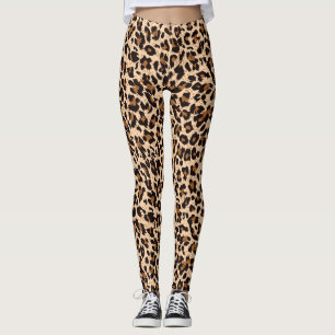 Stilvolle Brawn Animal Print Yoga Leggings