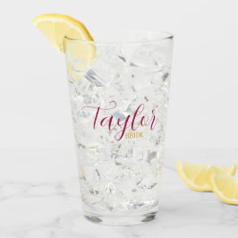 Stilvolle Bridal-Bezeichnung Glas