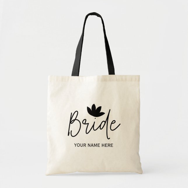 Stilvolle Bride Elegant Hochzeiten Tragetasche (Vorne)