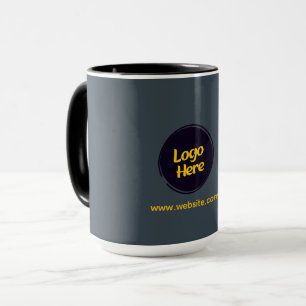 Stilvolle Charcoal Gray-Tasse Tasse