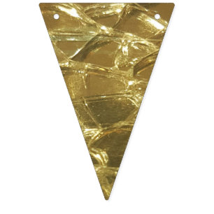 Stilvolle Chic Festive Shiny Gold Golden Glitzer Wimpelkette