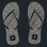 Stilvolle Chic Modern Black Ivory griechischen Key Flip Flops<br><div class="desc">Mit Fett*fa*tin entworfen. Einfach mit eigenen Texten,  Fotos oder Bildern anpassen. Für individuelle Anfragen wenden Sie sich bitte direkt an fat*fa*tin. Es gelten benutzerdefinierte Gebühren. www.zazzle.com/fat_fa_tin www.zazzle.com/color_therapy www.zazzle.com/fatfatin_blue_knot www.zazzle.com/fatfatin_red_knot www.zazzle.com/fatfatin_mini_me www.zazzle.com/fatfatin_box www.zazzle.com/fatfatin_design www.zazzle.com/fatfatin_ink</div>