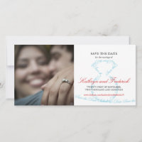 Stilvolle Chic Verlobung Diamond Ring Save the Dat