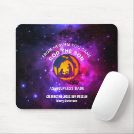 Stilvolle Christliche Weihnachtskrippe Mousepad