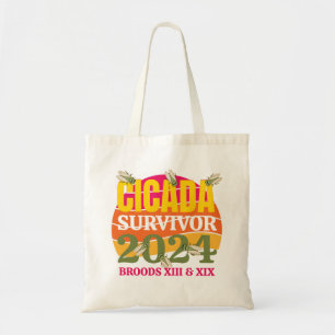 Stilvolle CICADA SURVIVOR 2024 Broods XIII XIX Tragetasche
