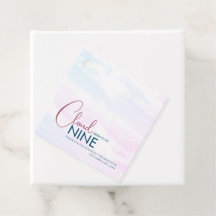 Stilvolle Cloud Nine Blue Brautparty Danke