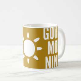 Stilvolle Coffee Milk Good Morning Sun Tee Tasse
