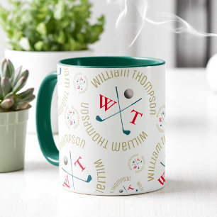 Stilvolle Coffee Tasse für einen Golfer (Logo-Must