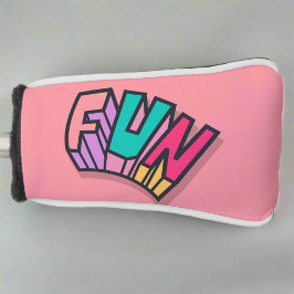 Stilvolle Coole "Fun" Pink Trendy Sports Golf Headcover