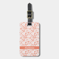 Stilvolle Coral Peach Tropical Spring Blumen