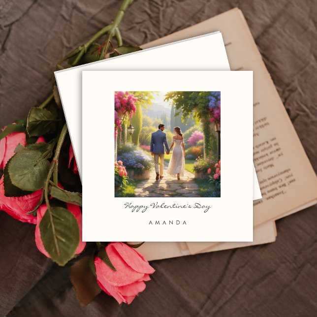 Stilvolle Couple Niedlich Chic Valentine Tageskart Einladung (Von Creator hochgeladen)