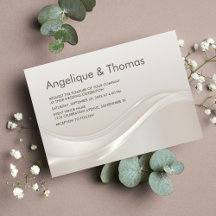 Stilvolle Cream Wedding