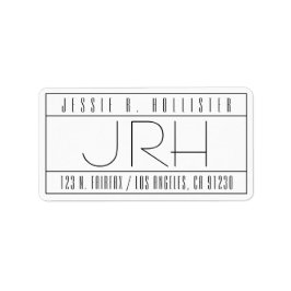 Stilvolle Deko Vibe Rücksendeadresse Adressaufkleber