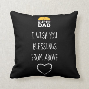 Stilvolle Design "SUPER VATER" Personalisierte Wü Kissen
