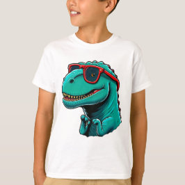 "Stilvolle Dinosaurier mit Brille" T-Shirt