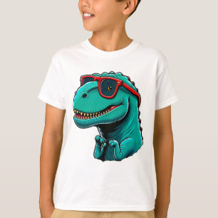"Stilvolle Dinosaurier mit Brille" T-Shirt