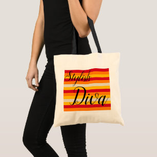 Stilvolle Diva Tote Tasche