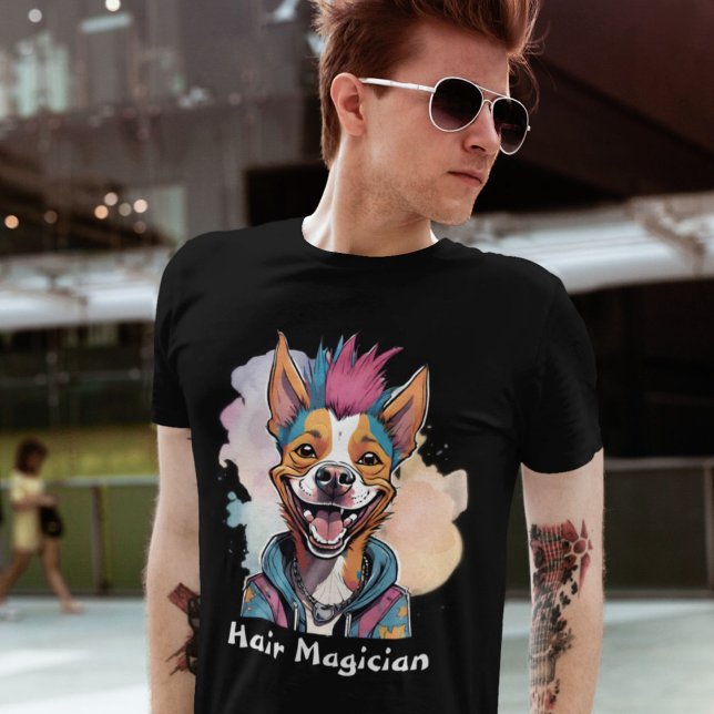 Stilvolle Dog Geschenke für Friseure Friseur Styli T-Shirt (Stylish Dog Gifts for Hairdressers Hair Stylists)