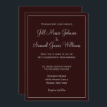 Stilvolle Dunkle Pflaume und graue Hochzeit Einladung<br><div class="desc">Dieses Design mit einem dunklen Pflaumenmuster und einer grauen Farbgebung lädt zu Hochzeiten ein,  die so schön und stilvoll sind.  Mit leicht zu füllenden Vorlagen können Sie aus verschiedenen Formen und Stilen wählen.  Personalisieren Sie Ihre noch heute!</div>