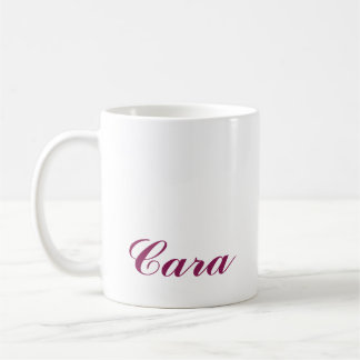 STILVOLLE EINFACHE INDIVIDUELLE NAME BRAUTJUNGFRAU KAFFEETASSE